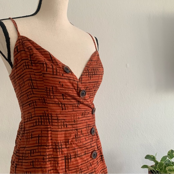 Terracotta Skort Playsuit - Picture 2 of 3